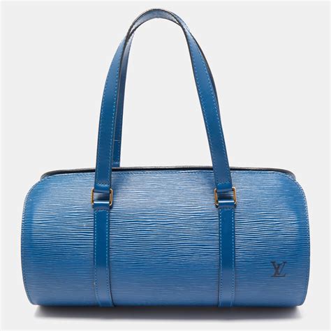 louis vuitton toledo blue epi|Louis Vuitton Toledo Blue Epi Leather Long Bi.